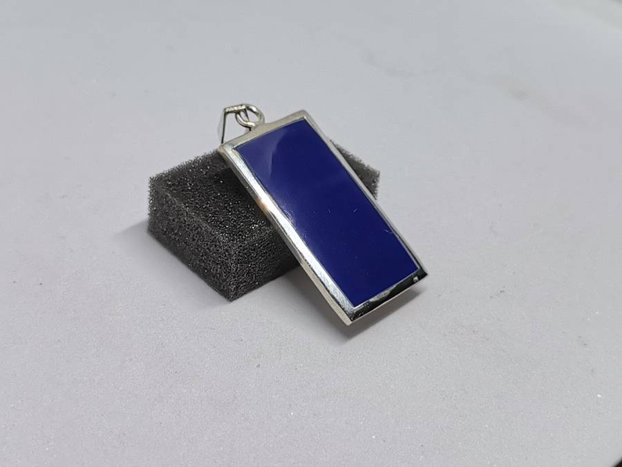 Silver Lapis Lazuli Pendant
