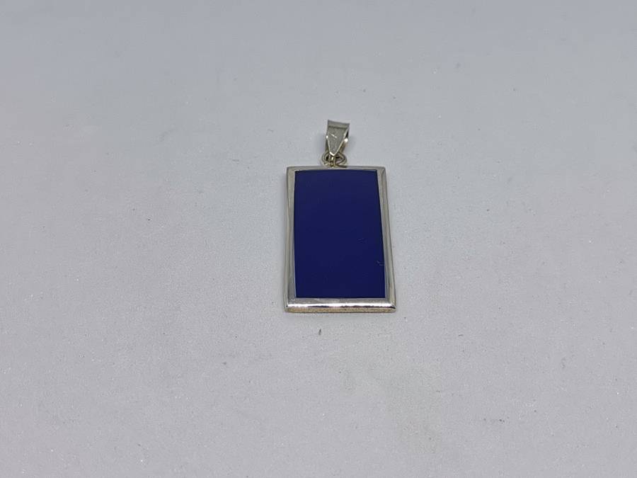 Silver Lapis Lazuli Pendant
