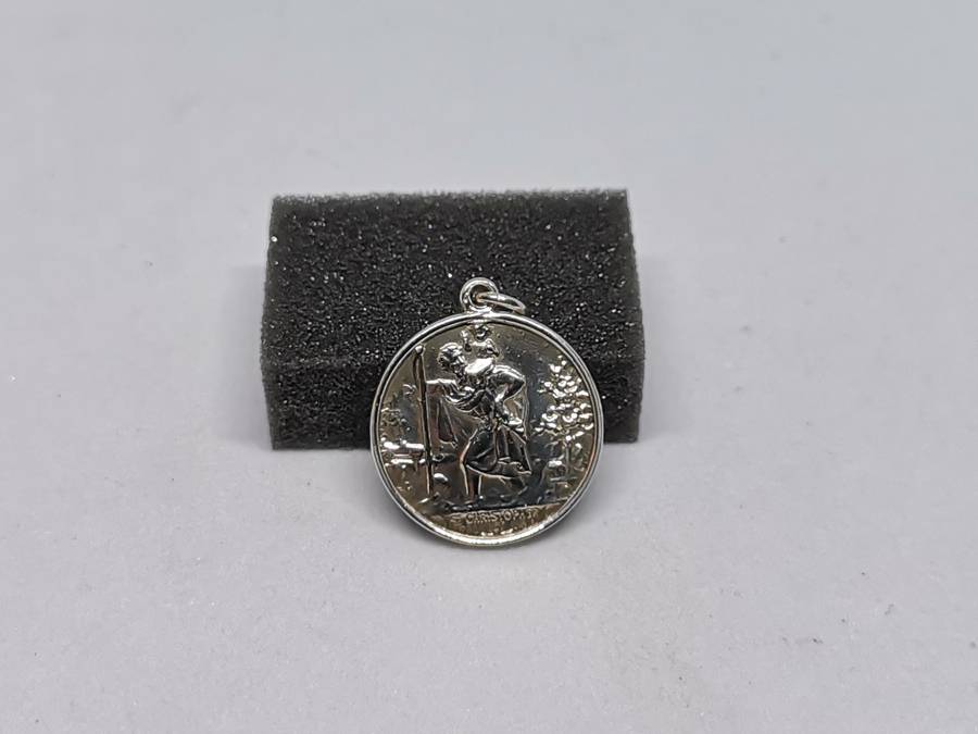 Silver St. Christopher Pendant