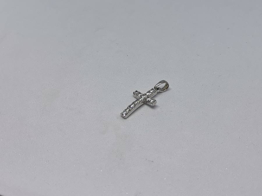Dainty Silver Cross Pendant