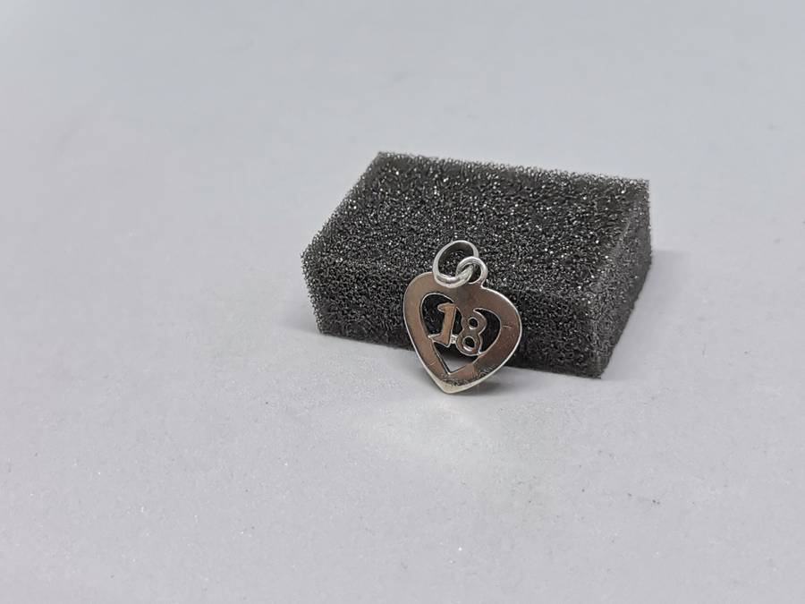 Silver 18th Birthday Pendant