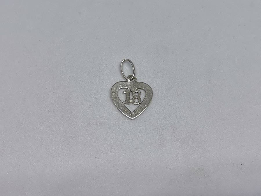Silver 18th Birthday Pendant