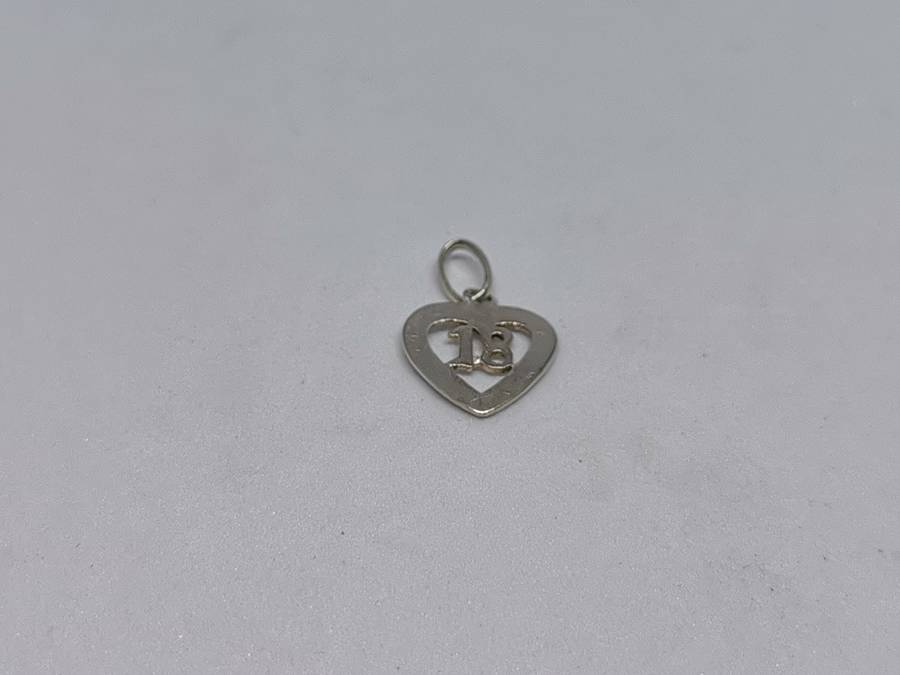 Silver 18th Birthday Pendant