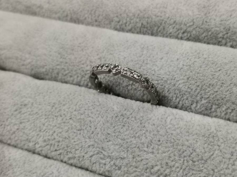 925Silver: Eternity Ring - Multiple CZ - Size O
