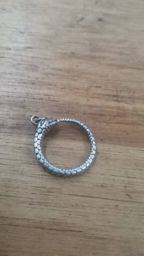 Silver Snake Pendant