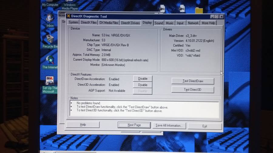 Intel Pentium 120MHz computer