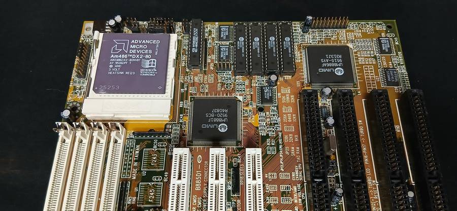 AMD 486 DX2-80 CPU plus Motherboard and RAM