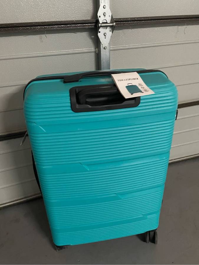 TOSCA Polyprop Trolley Case 75cm Aqua