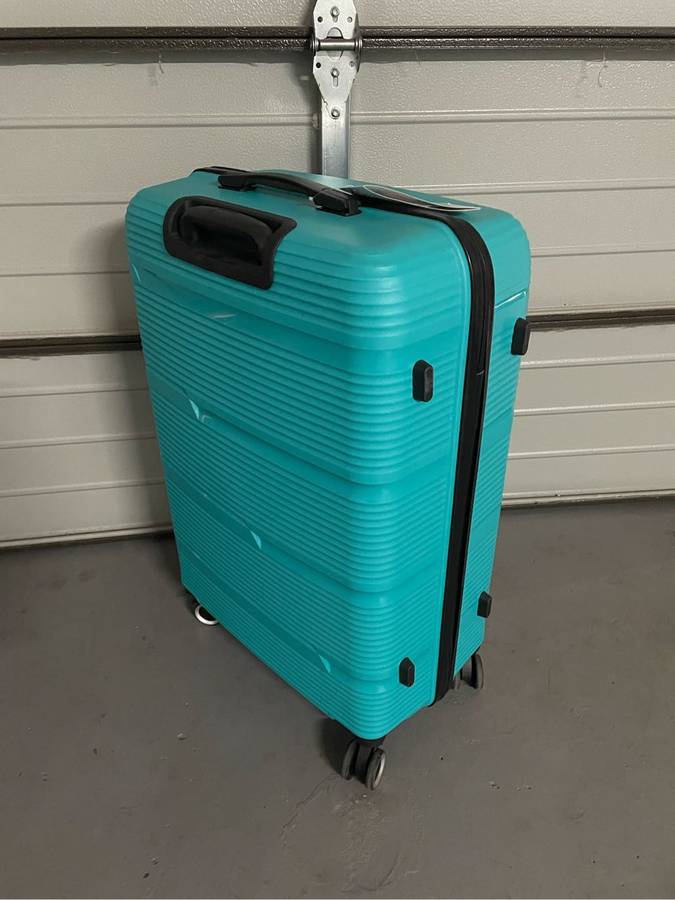 TOSCA Polyprop Trolley Case 75cm Aqua