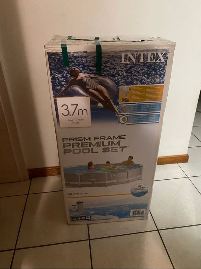 Intex Prism Frame Pool Metal-Frame (W/Pump) 366cm x 76cm