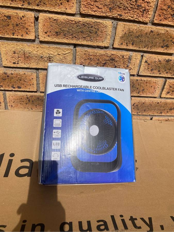 LEISURE QUIP Usb Rechargeable Coolblaster Fan
