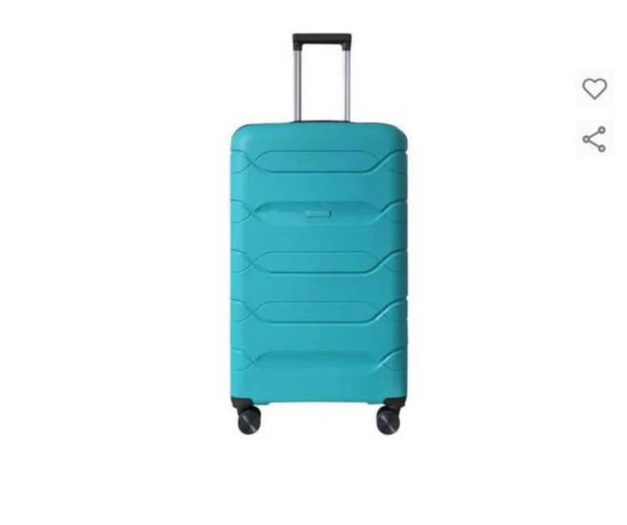 TOSCA Polyprop Trolley Case 75cm Aqua