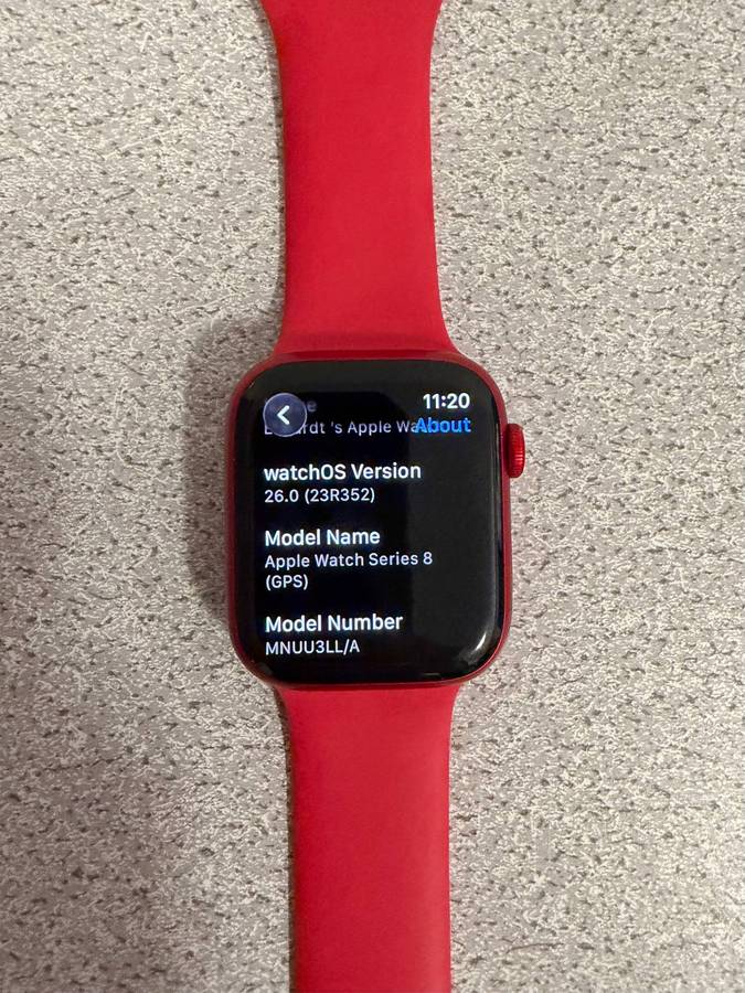 Apple Watch Series 8  Product Red (45mm, GPS)
