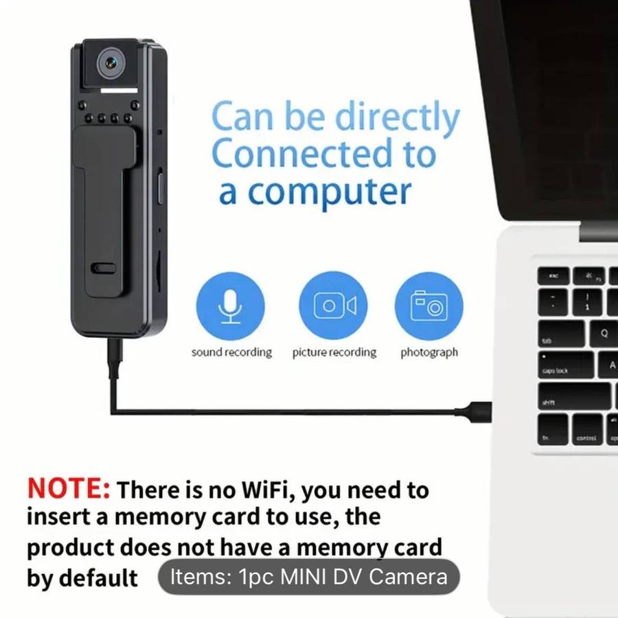 Body Camera with Audio And Video Recording