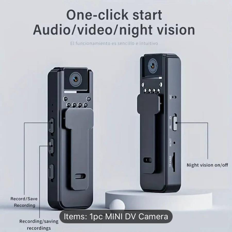 Body Camera with Audio And Video Recording