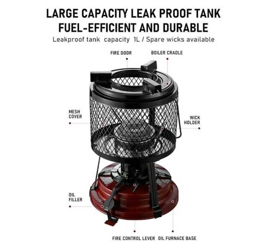 KEROSENE HEATER AND STOVE