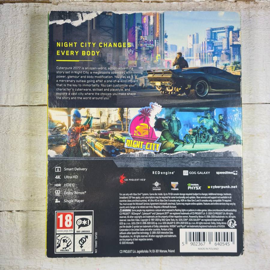 Cyberpunk 2077 Xbox Disc