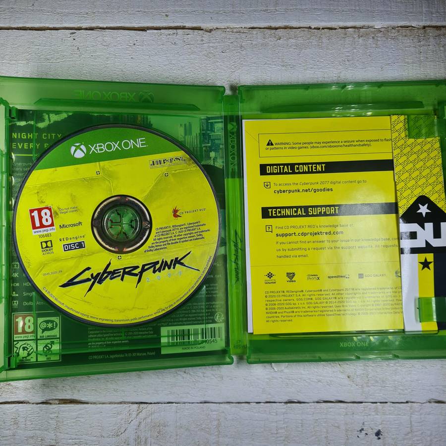 Cyberpunk 2077 Xbox Disc