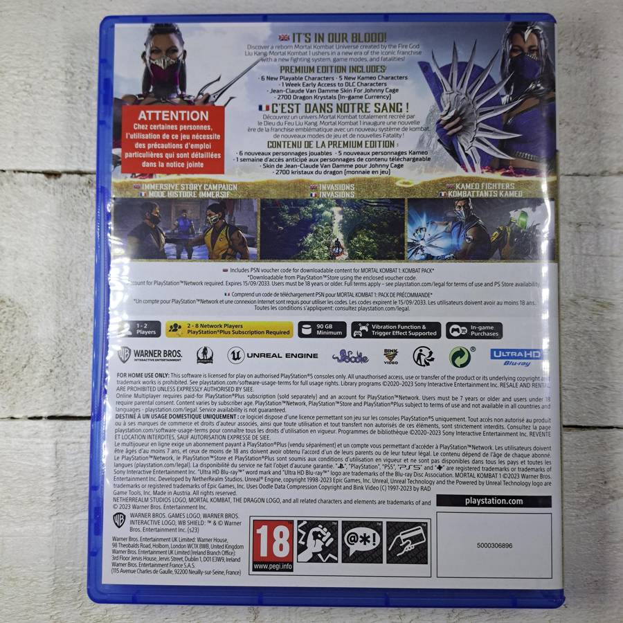 Mortal Kombat 1 PS5 Disc