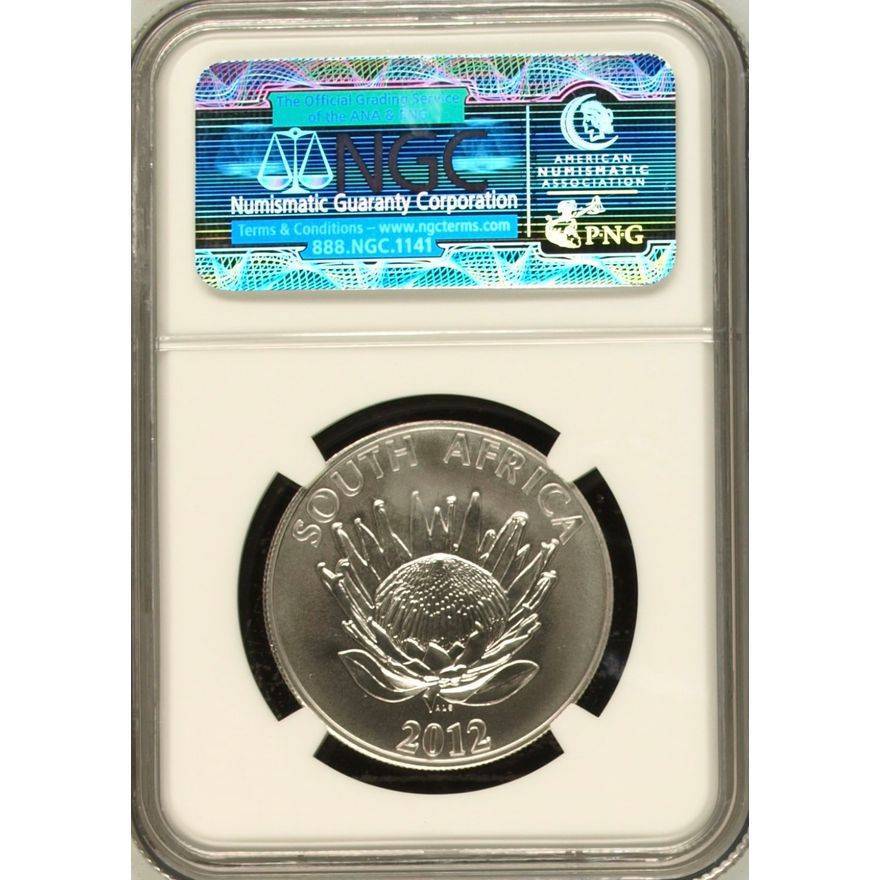 2012 Protea Silver R1 ~ NGC MS 68 ~ "Walter & Albertina Sisulu"