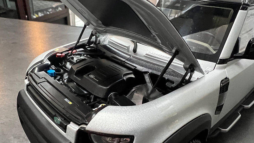 Land Rover Defender 110 - 2020 - Satin Indus Silver by Almost Real