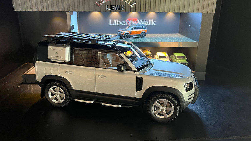 Land Rover Defender 110 - 2020 - Satin Indus Silver by Almost Real