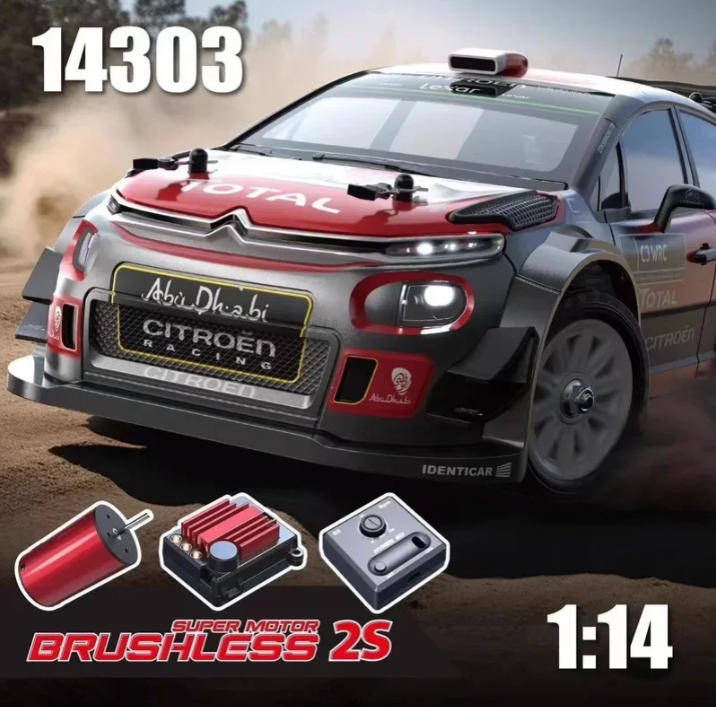MJX Hyper Go Hypergo 14303 Brushless PRO 1/14  4WD  Authorized Rally / Drift RC Car 1 x 2S Battery