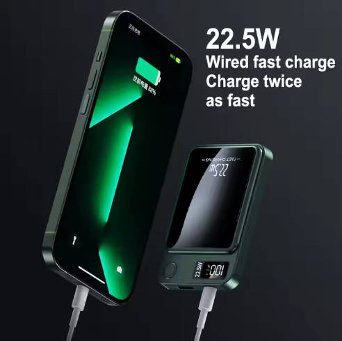 Magsafe Magnetic Wireless Power Bank 10000mah high capacity Portable Fast Charging Charger USB-C