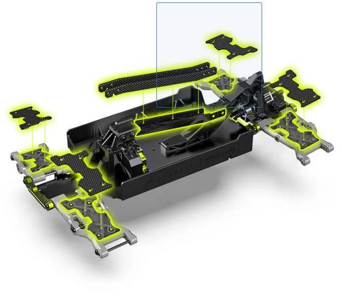 Rlaarlo Omni Terminator Carbon Version Brushless Monster Truck with Gyro and 3S Battery LOCAL STOCK