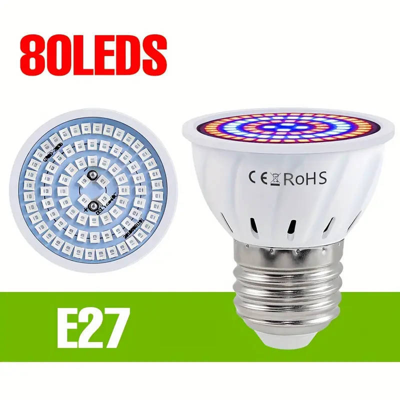 Grow Light Led Bulb 220V AC E27 **LOCAL STOCK**