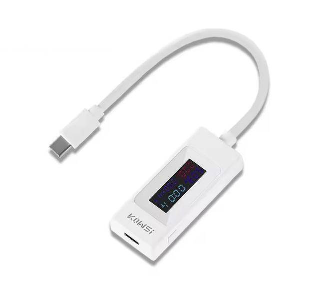 Meter USB Type-C Power Charging Tester Mobile KWS-065C White **LOCAL STOCK**