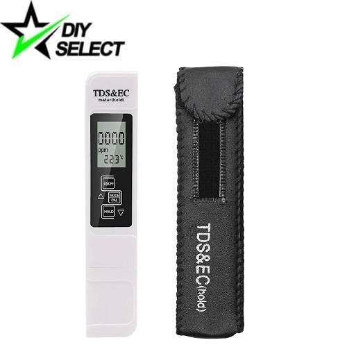 TDS & EC & Temperature Meter Digital Water Tester 0-9990 PPM + Protective Pouch **LOCAL STOCK**