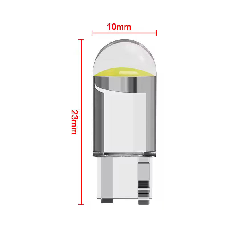 Car Led T10 Bulb Yellow / Amber Clear Housing 12V DC **LOCAL STOCK**