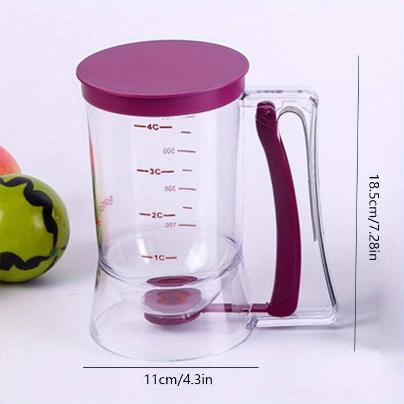 Single Plastic Pancake Doser with Measurement Lines