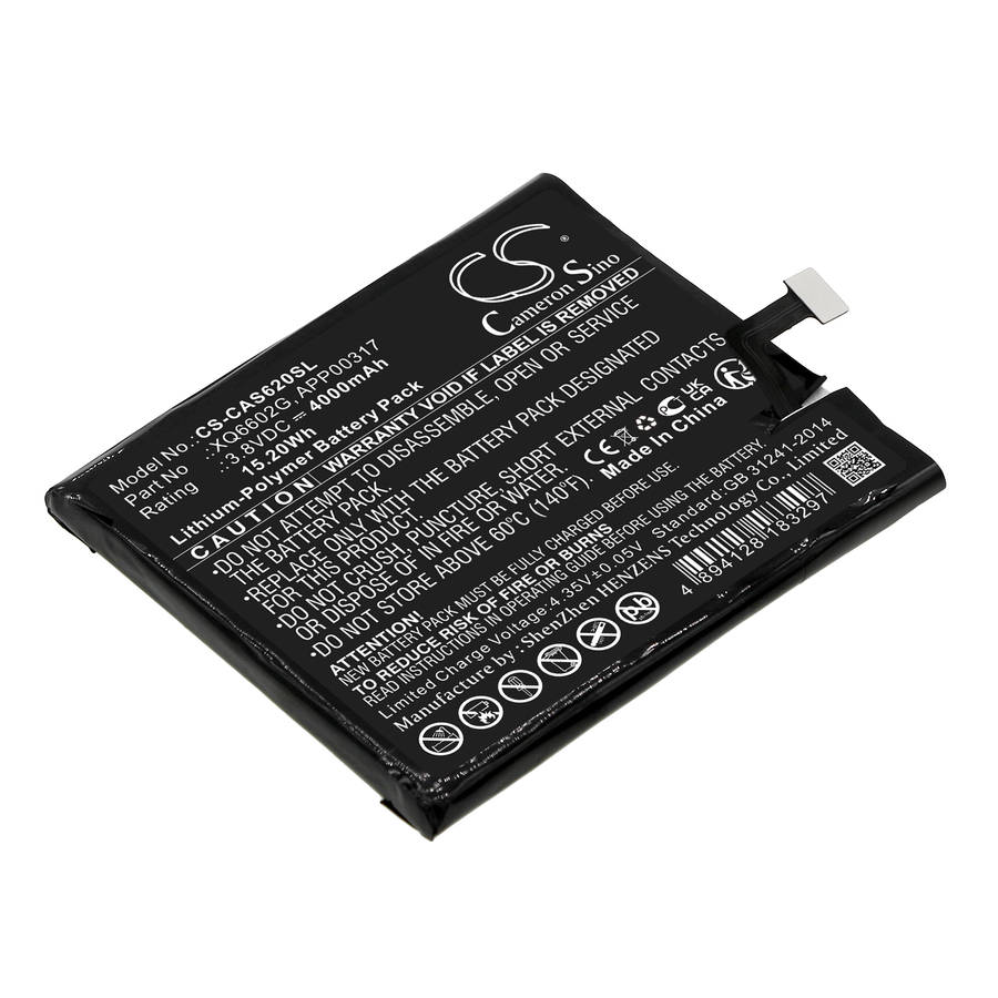 Mobile, SmartPhone Battery  CS-CAS620SL  for  Cat S62  XQ6602G  etc
