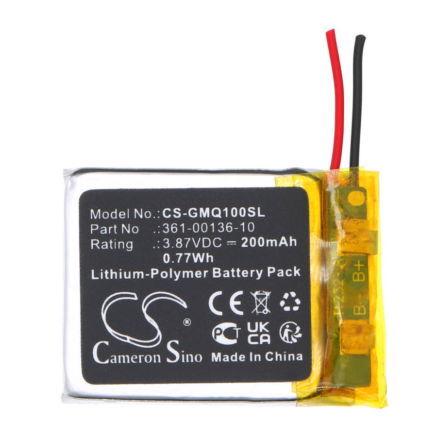 Smartwatch Battery  CS-GMQ100SL  for  GarminVenu SQ Music  361-00136-10  etc
