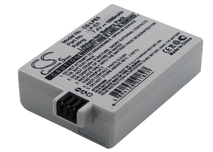 Camera Battery CS-LPE5 for CANON EOS 1000D etc.