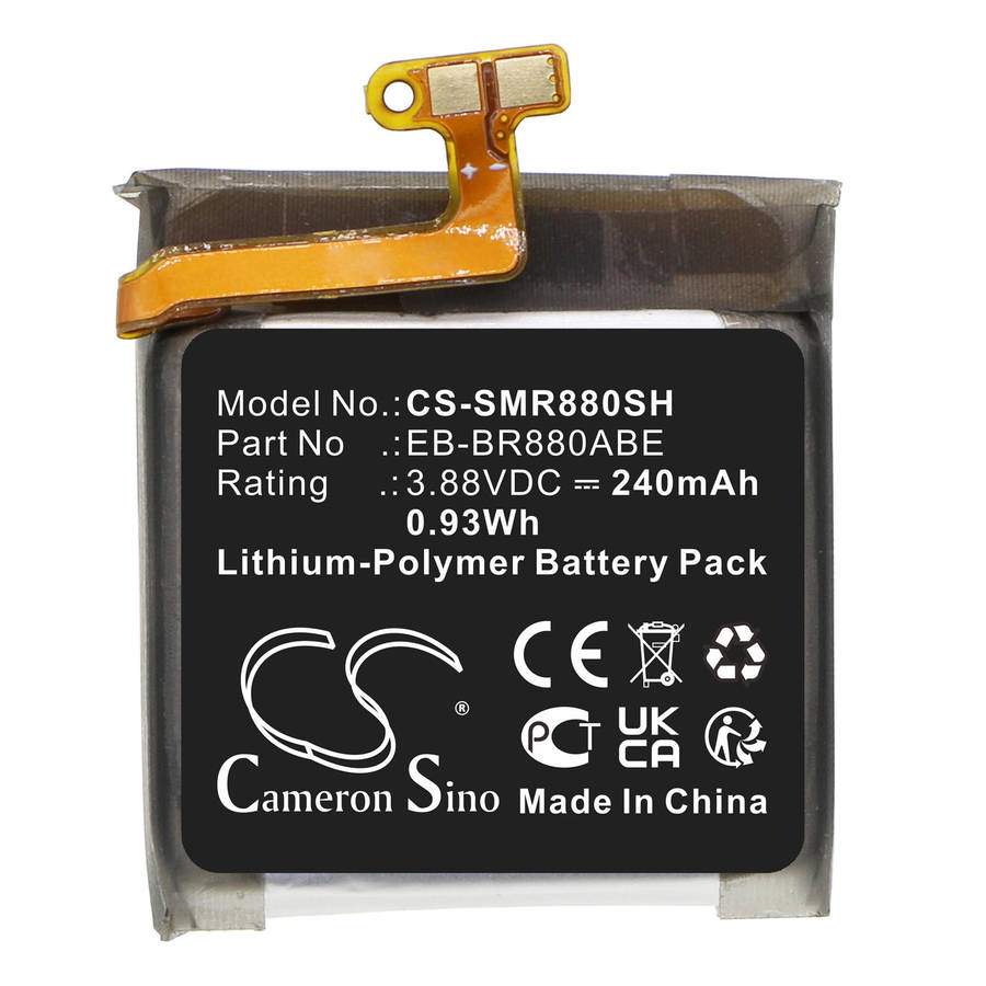 Smartwatch Battery  CS-SMR880SH  for  Samsung  SM-R880  EB-BR880ABE  etc.