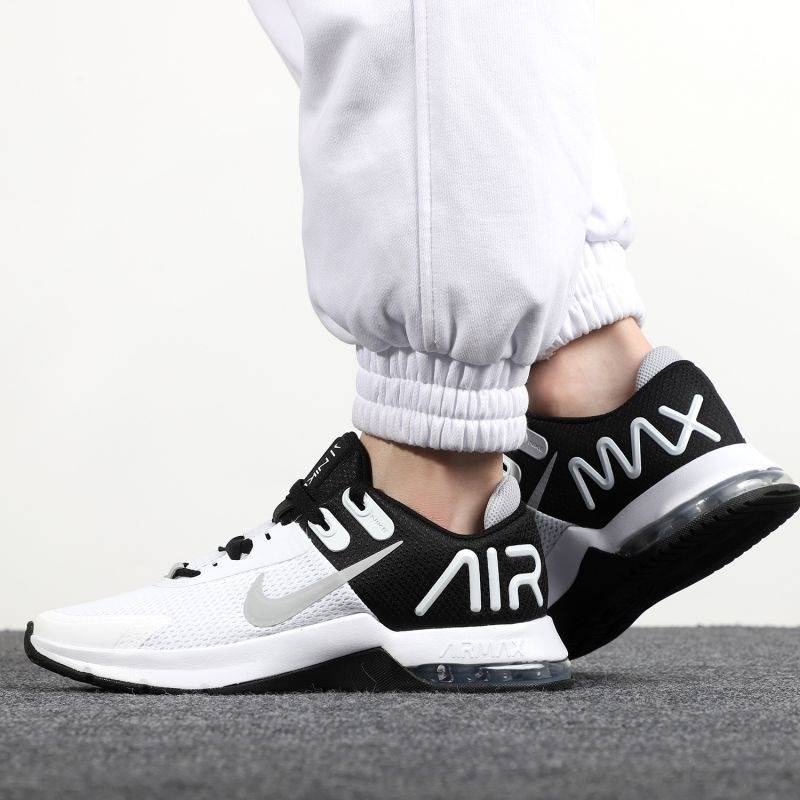 Nike Men`s Air Max Alpha Trainer 4 White/ Wolf Grey Black CW3396 100 Size UK 7 (SA 7)