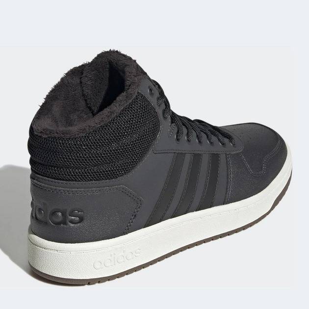 adidas Men`s HOOPS 2.0 MID Carbon/ Graphite GZ7959 Size UK 10.5/11 (SA 10.5/11)