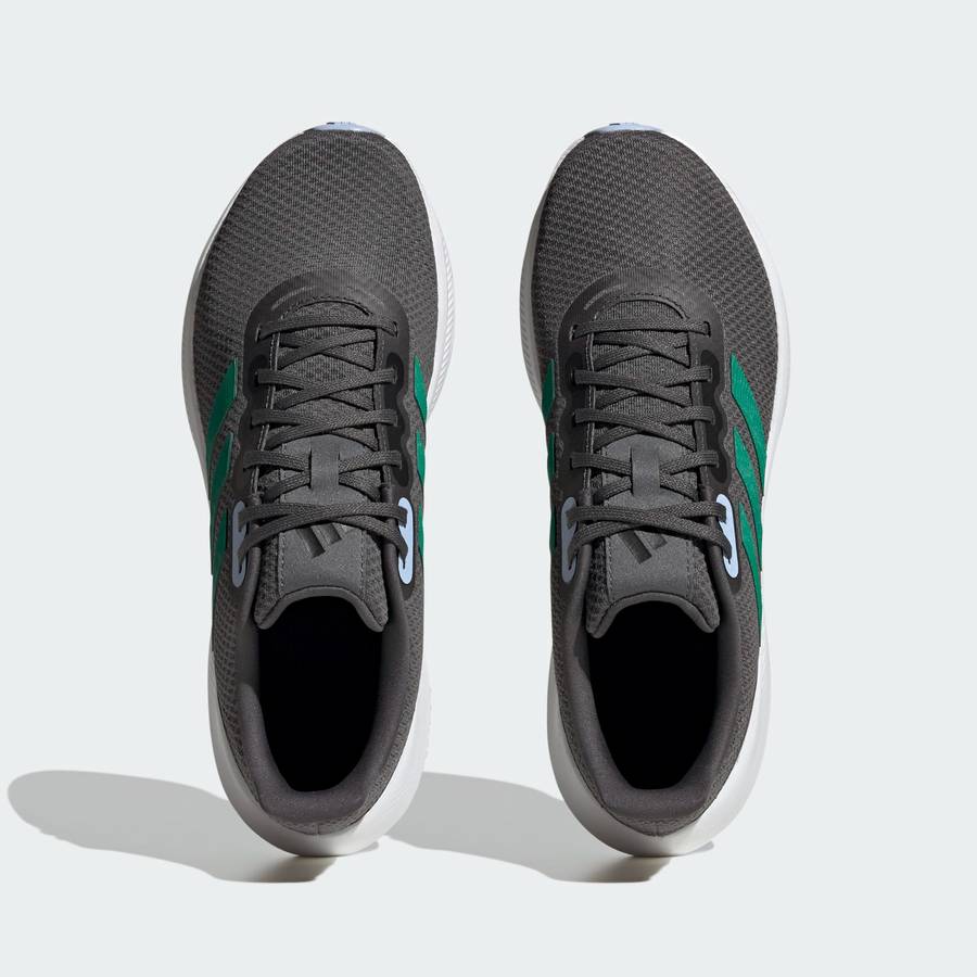 adidas Men`s Runfalcon 3.0 Cloudfoam Low Running Grey Six/ Court Green HP7552 Size UK 11 (SA 11)