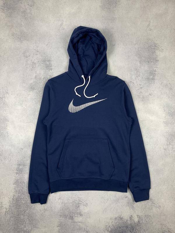 Nike Men's Sportswear Swoosh Club Hoodie Navy Blue 694099 451