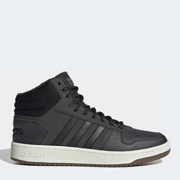 adidas Men`s HOOPS 2.0 MID Carbon/ Graphite GZ7959 Size UK 10.5/11 (SA 10.5/11)