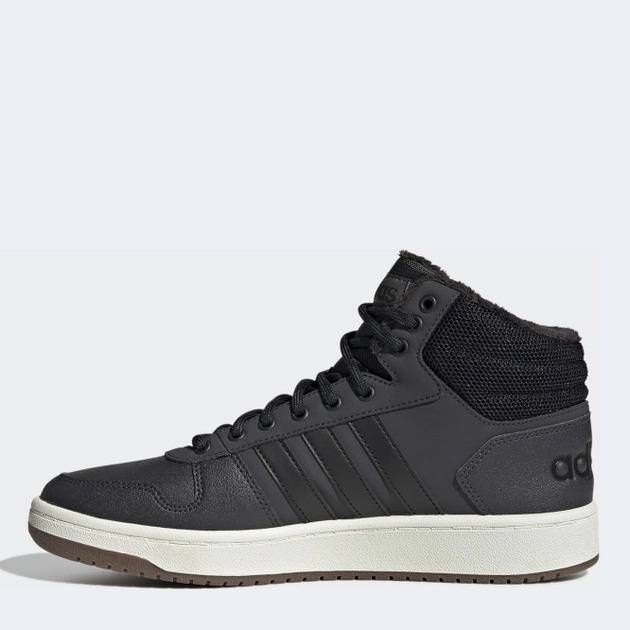adidas Men`s HOOPS 2.0 MID Carbon/ Graphite GZ7959 Size UK 10.5/11 (SA 10.5/11)