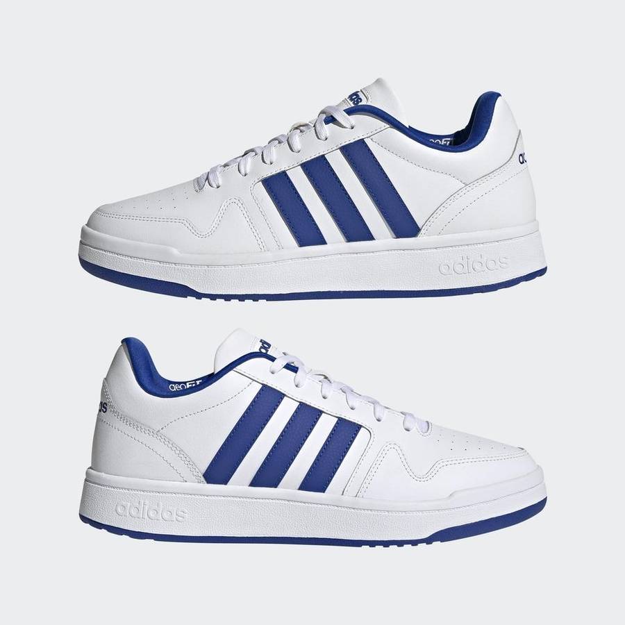 adidas Men`s Neo Postmove SB White/ Blue H00461 Size UK 10 (SA 10)