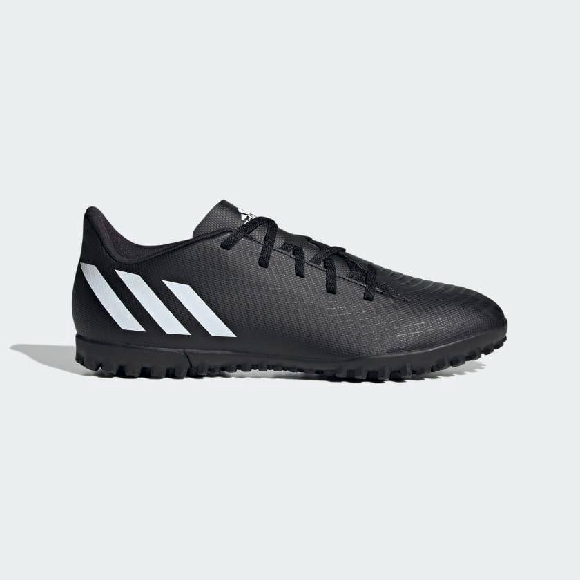 adidas Men's Predator Edge.4 turf Shoes Core Black/ Cloud White GX0010 Size UK 6.5 (SA 6.5)