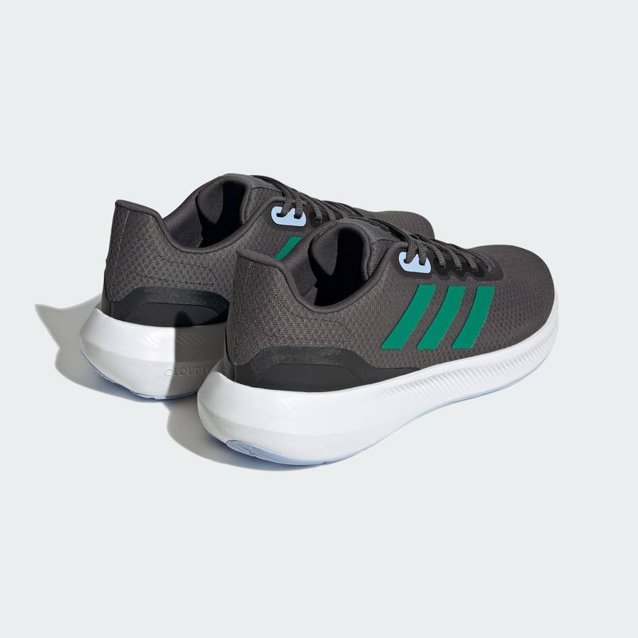 adidas Men`s Runfalcon 3.0 Cloudfoam Low Running Grey Six/ Court Green HP7552 Size UK 11 (SA 11)