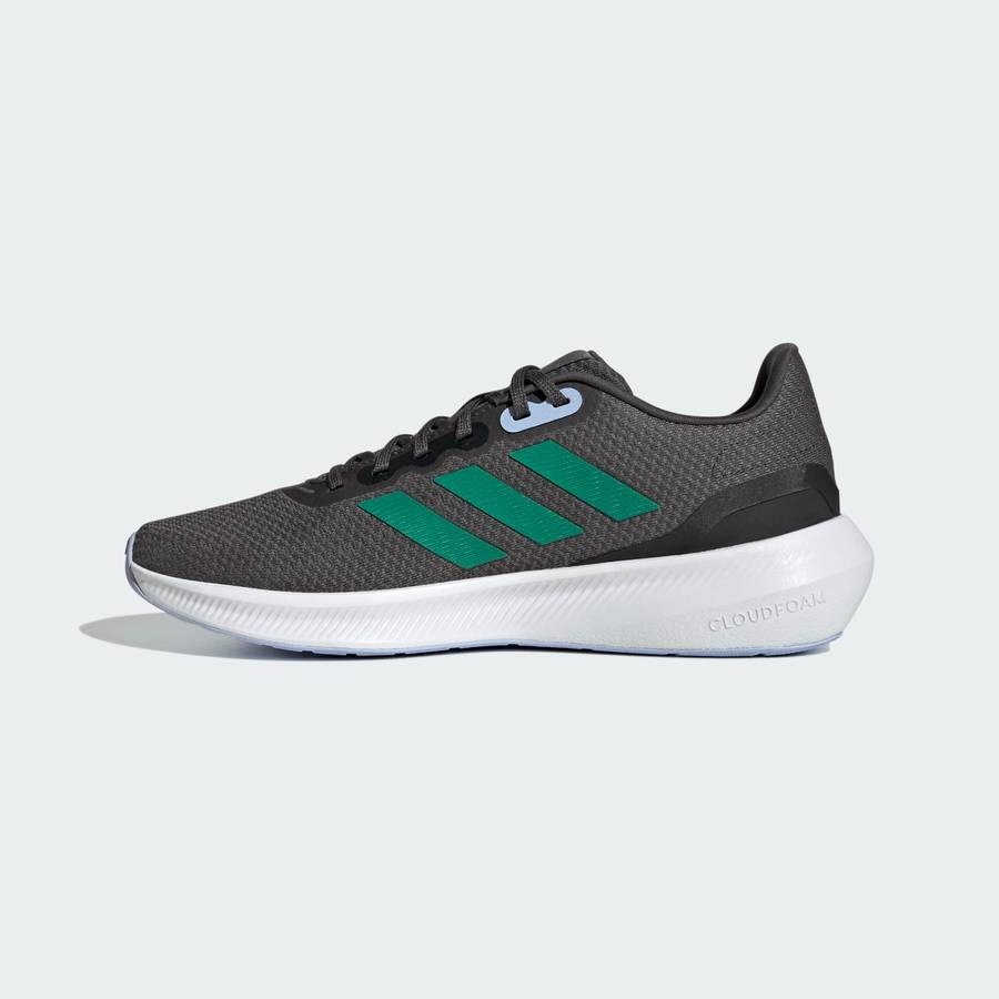 adidas Men`s Runfalcon 3.0 Cloudfoam Low Running Grey Six/ Court Green HP7552 Size UK 11 (SA 11)