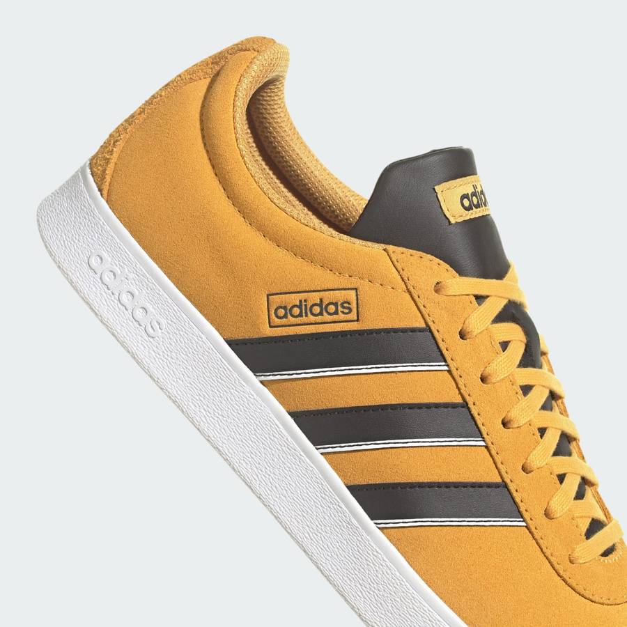 adidas Men`s VL Court 2.0 Preloved Yellow/ Core Black IF7554 Size UK 10 (SA 10)