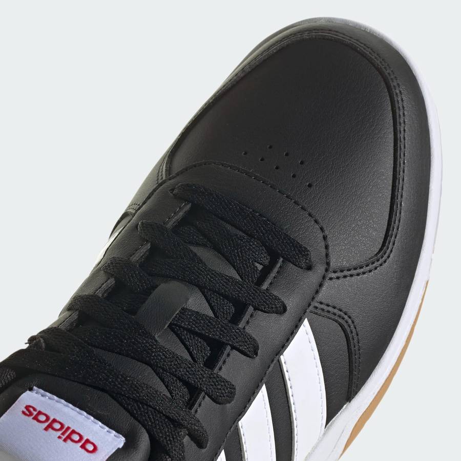adidas Men`s Courtbeat Sneakers Core Black / Cloud White / Better Scarlet HQ1763 Size UK 11 (SA 11)